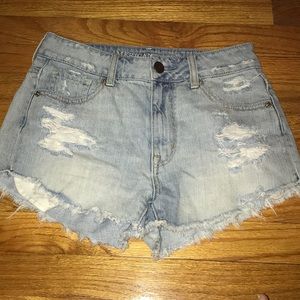 High rise shorts